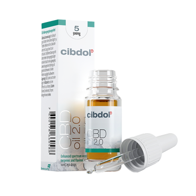 CIBDOL - Huile de CBD 2.0 - 5% - 500mg CBD - 10ml