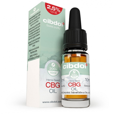 Huile de CBG 2.5% et de CBD 2.5%