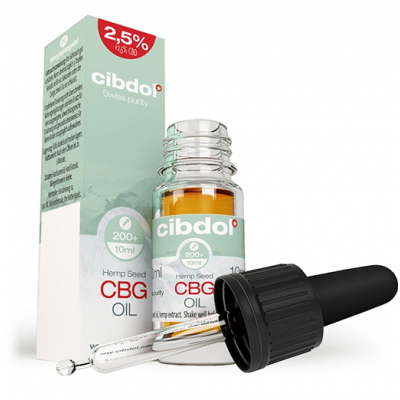 Huile de CBG 2.5% et de CBD 2.5%