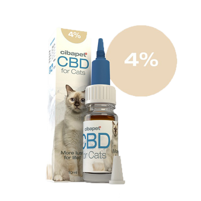 Chats - Huile au CBD 4% CIBAPET