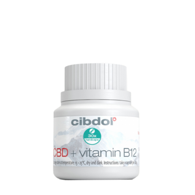 Gélules Formule Vitamine B12 AU CBD - 600mg Gélules Formule Vitamine B12 AU CBD - 600mg