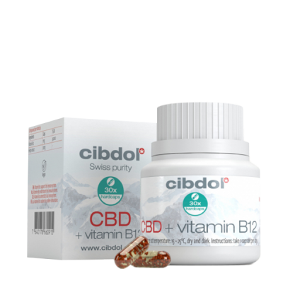 Gélules Formule Vitamine B12 AU CBD - 600mg