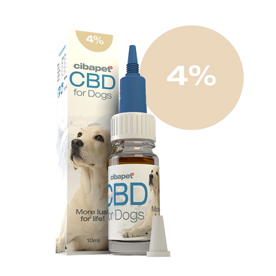 Chiens - Huile de CBD 4% - CIBAPET